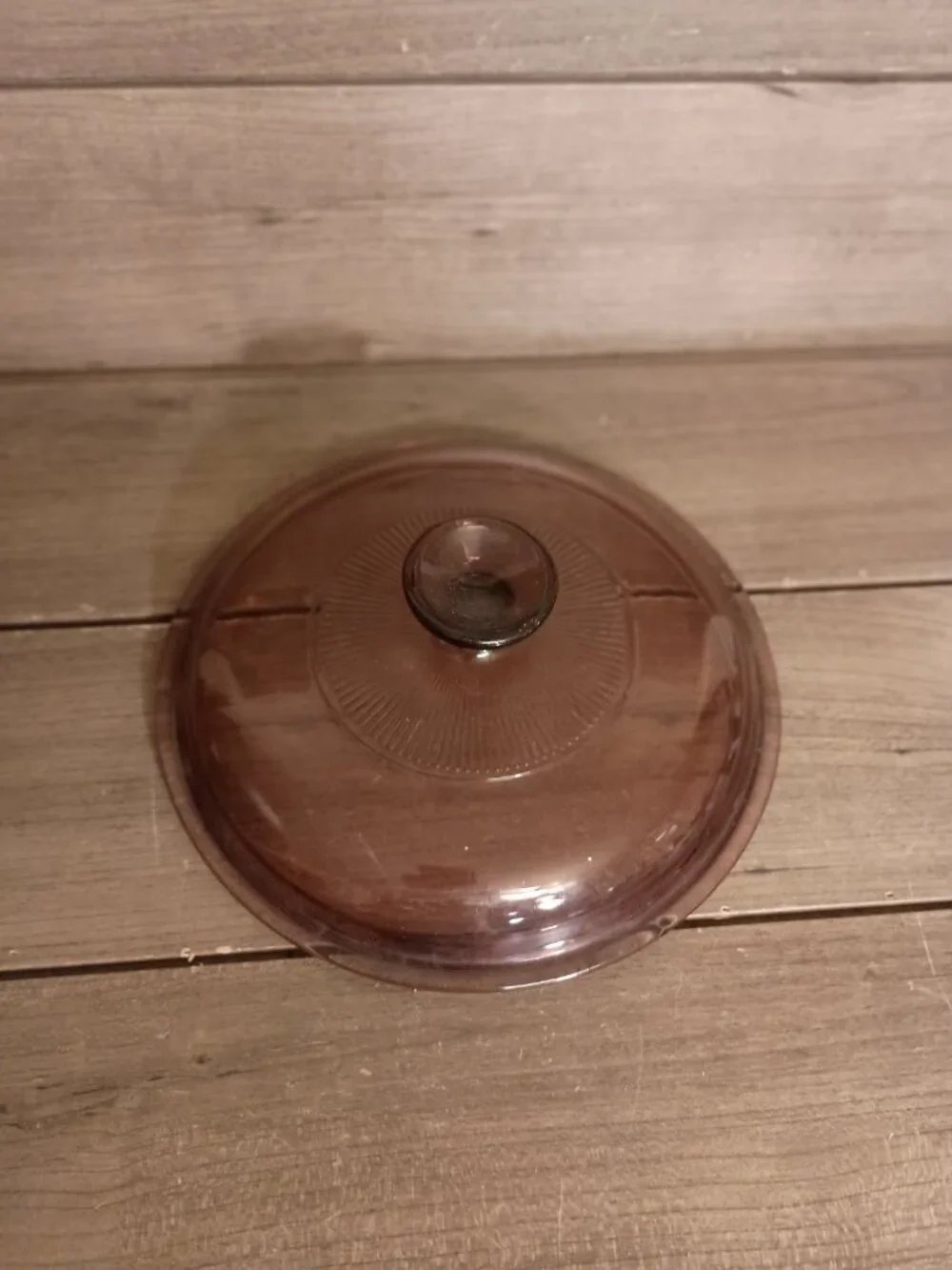 Vintage Pyrex V-2.5-C Cranberry 8.5